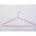Strong Coloured Wire Coat Hangers (13G) 16"/40cm RED Metal Clothes extra strong